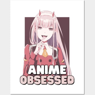 Zero Two Obsession - Seductive Vector Design Posters and Art